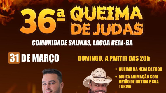 36ª QUEIMA DE JUDAS DE SALINAS